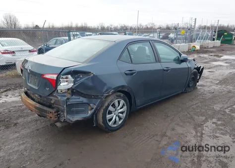 2015 Toyota Corolla Le из США, поврежденный, VIN 2T1BURHE6FC400077